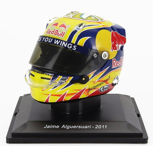 HELMETヘルメット F1 TORO ROSSOトロロッソ STR6 N19 2011 ハイメアルグエルスアリ イエローブラック SPARK-EDITION CENTAURIA-CASCHI-DEI-PIU-GRANDI-PILOTI-DI-SEMPR