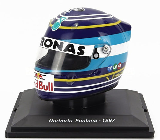 HELMETヘルメット F1 FERRARIフェラーリ C16 N17 1997 ノルベルトフォンタナ ブルーホワイトブラック SPARK-EDITION CENTAURIA-CASCHI-DEI-PIU-GRANDI-PILOTI-DI-SEMPRE