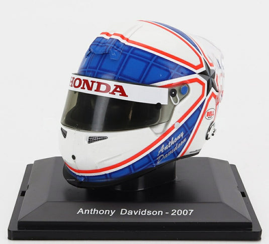 HELMETヘルメット F1 SUPER AGURIスーパーアグリ SA07 N23 2007 アンソニーデビッドソン ホワイトブルーレッド SPARK-EDITION CENTAURIA-CASCHI-DEI-PIU-GRANDI-PILOTI-DI-