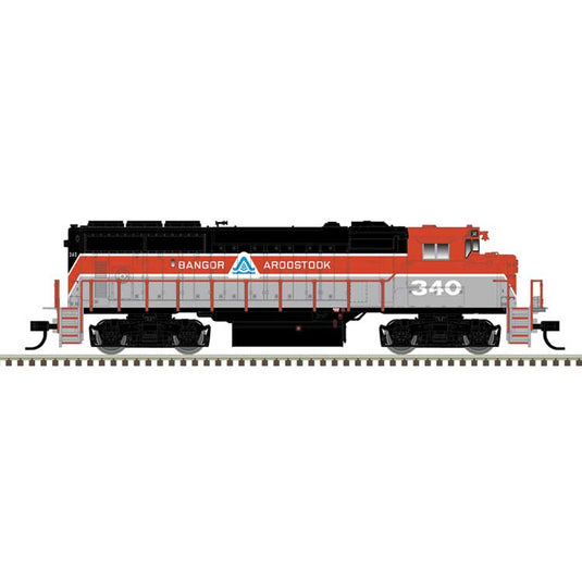 GMD GP40-2W ディーゼル機関車 バンガー＆アルーストック鉄道