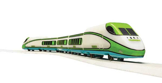 トレインキッズ 電池式 客車列車セット サウンド・リモコン付 蓄光仕様 (機関車+客車3両・レール・コントローラー付) / Atlas HOゲージ 鉄道模型 外国鉄道