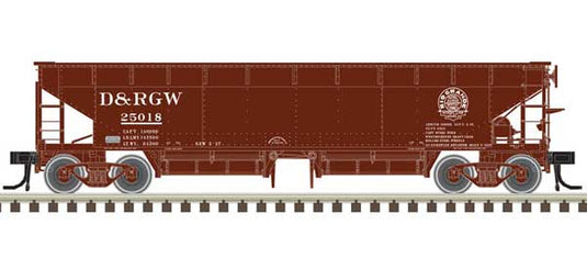 デンバー&リオグランデ・ウェスタン 70トン ハート・バラスト車 3両セット 完成品