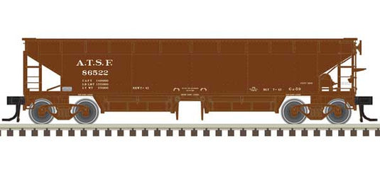 サンタフェ鉄道 70トン ハート・バラスト車 3両セット 完成品