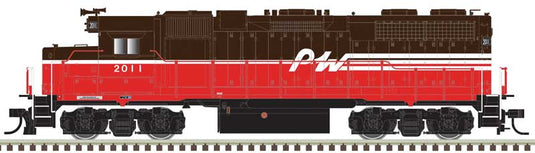 EMD GP38形 ディーゼル機関車 プロビデンス＆ウースター鉄道