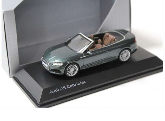 2017 アウディ A5 カブリオレ ゴトランドグリーンメタリック Audi A5 / Spark 1/43 ミニカー