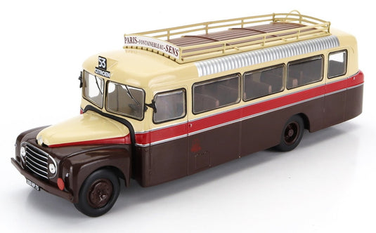 Citroenシトロエン Type 46 DP UAD Autobusオートバス 1955 ブラウンクリーム / EDICOLA 1/43 ミニカー