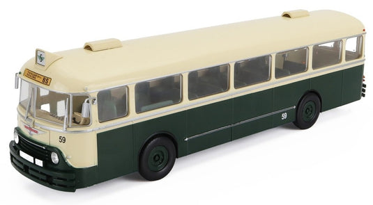 CHAUSSONショソン AHH521 オートバス スペイン 1955 グリーンクリーム AUTOBUS-DAL-MONDO-HACHETTE / EDICOLA 1/43 ミニカー