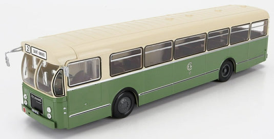 Brosselブロッセル BL55 Autobusオートバス SaintAmano 1966 クリームグリーン / EDICOLA 1/43 ミニカー