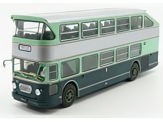 FIAT - 412 AERFER AUTOBUS ITALY 1961 - 2 TONE GREEN SILVER/EDICOLA 1/43ミニカー