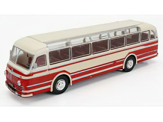 BUSSING - U9 5000 TU AUTOBUS GERMANY 1971 - CREAM RED/EDICOLA 1/43ミニカー