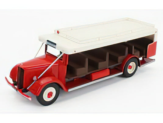 CITROEN - T45 AUTOBUS HELL - SAINT DENIS FRANCE 1939 - RED WHITE/EDICOLA 1/43ミニカー