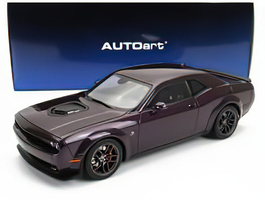 DODGE  CHALLENGER R/T SCAT PACK WIDEBODY 2022  HELLRAISIN PURPLE/オートアート 1/18ミニカー