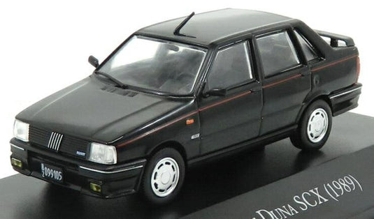Fiatフィアット Dunaドゥーナ SCX 1989 ブラック / EDICOLA 1/43 ミニカー