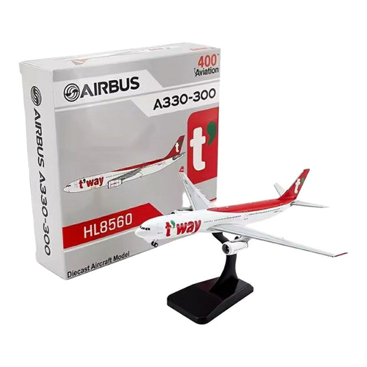 ティーウェイ航空 T'Way Air エアバス A330-343 / Aviation 400 1/400 飛行機模型 旅客機