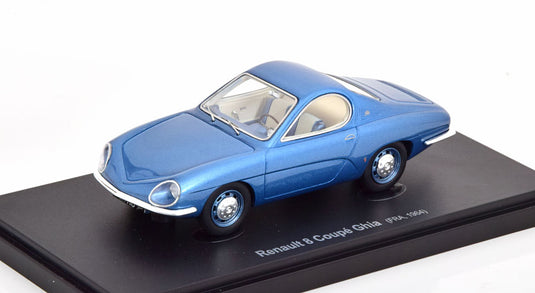 Renaultルノー 8 Coupeクーペ by Ghiaギア 1964 ブルーメタリック / Avenue 43 1/43 ミニカー