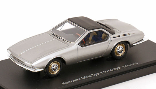 VWフォルクスワーゲン Karmann Ghiaカルマンギア Typ 1 Prototypプロトタイプ 1965 シルバー / Avenue 43 1/43 ミニカー
