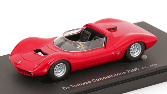 De Tomasoデトマソ Competizioneコンペティツィオーネ 2000 Roadsterロードスター 1965 レッド / Avenue 43 1/43 ミニカー