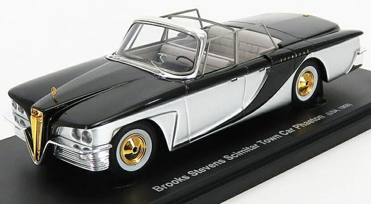 BROOK STEVENSブルックステベンズ SCIMITAR TOWN CAR PHAETON USA CABRIOLET OPEN 1959 SILVER 333台限定 / Avenue 43 1/43 ミニカー