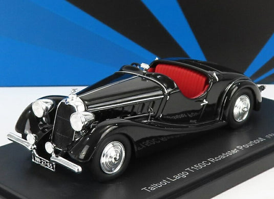 TALBOTタルボ LAGO T150C ROADSTER POURTOUT FRANCE 1937 BLACK 333台限定 / Avenue 43 1/43 ミニカー