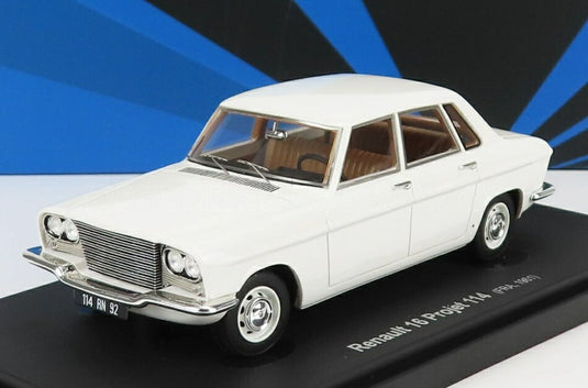 RENAULTルノー R16 PROJET 114 FRANCE 1961 WHITE 333台限定 / Avenue 43 1/43 ミニカー