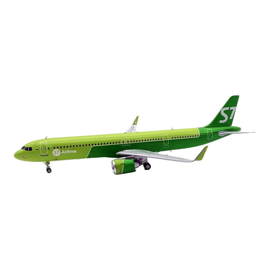 S7航空 シベリア航空 S7 - Siberia Airlines エアバス A321-271 / AviaBoss 1/200 飛行機模型 旅客機