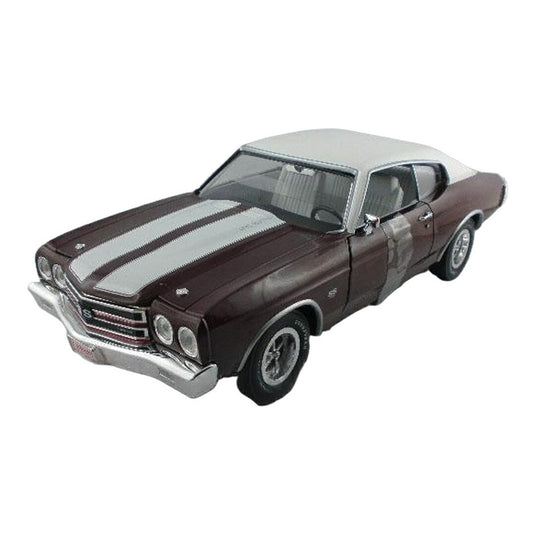 Chevyシボレー Chevelleシェベル SS 1970 ダークレッド / AutoWorld 1/18 ミニカー