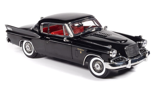 Studebakerステュードベーカー Gold Hawk 1957 ミッドナイトブラック MCAC / AutoWorld 1/18 ミニカー