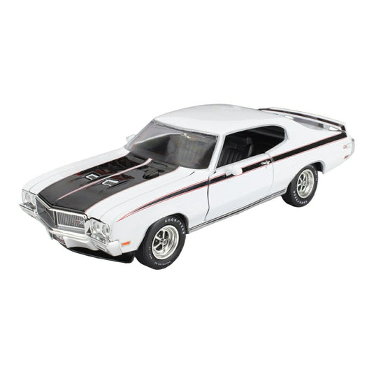 Buickビュイック GSX 1970 ホワイト/ブラック ハードトップ / AutoWorld 1/18 ミニカー