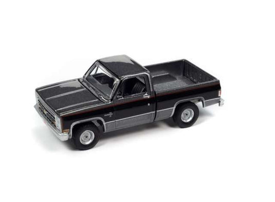 1987 シボレー シルバラード 10 フリートサイド グレー/ブラック 1987 Silverado / AutoWorld 1/64 ミニカー