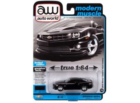 2010 ハースト シボレー カマロ ブラック/シルバー 2010 Hurst Camaro / AutoWorld 1/64 ミニカー