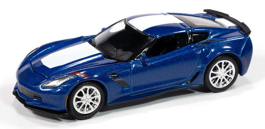 Chevroletシボレー Corvetteコルベット Grand Sport 2018 スポーツカー 模型 ダイキャスト / AutoWorld 1/64 ミニカー 模型