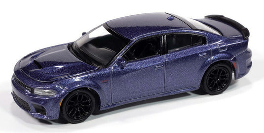 Dodgeダッジ チャージャー R/T スキャットパック 2023 プラムクレイジー マッスルカー 模型 / AutoWorld 1/64 ミニカー 模型