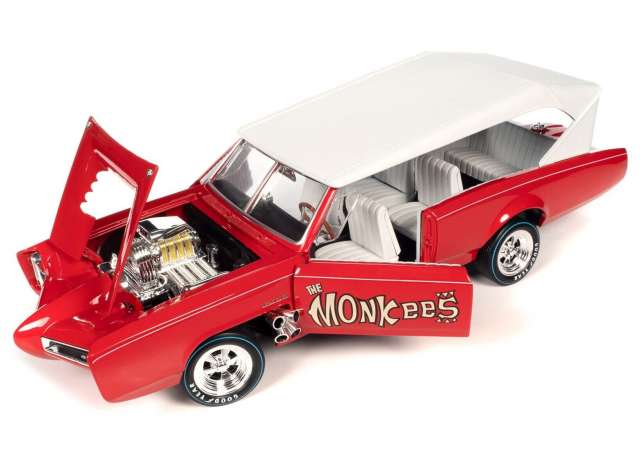 モンキーモービル レッド/ AutoWorld  1/18 ミニカー