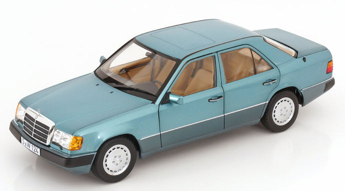 Mercedes 230E W124 セダン 1989 1993 Mercedes特注モデル ライトブルーメタリック/ Norev 1/18 ミニカー