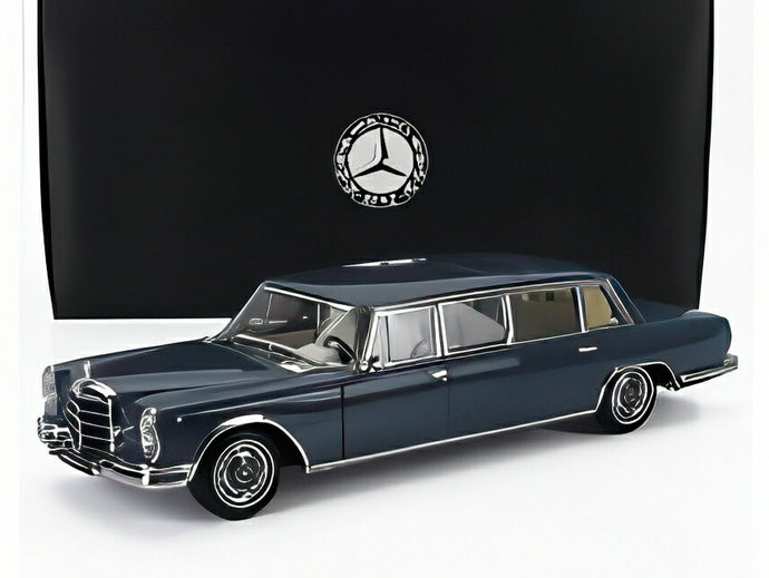MERCEDES BENZ Sクラス 600 LWB プルマン (W100) 1963-1981 ライトブルー/ NZG 1/18 ベンツ特注ミニカー