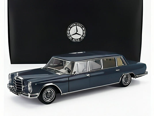MERCEDES BENZ Sクラス 600 LWB プルマン (W100) 1963-1981 ライトブルー/ NZG 1/18 ベンツ特注ミニカー