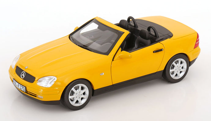 Mercedes SLK 200 ロードスター 1996 2000 Mercedes特注モデル イエロースペシャル/ Norev 1/18 ミニカー