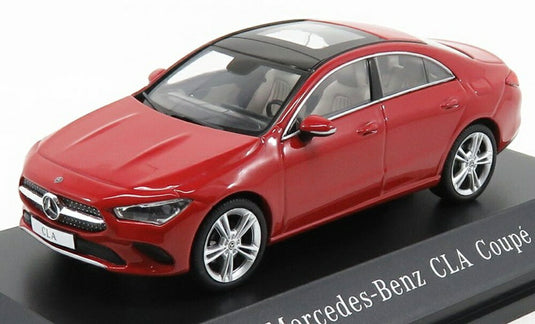 【予約】MERCEDES BENZ CLAクラス クーペ C118 2019 ジュピターレッド/ Spark 1/43 ミニカー