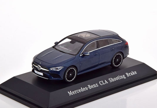 メルセデス CLAクラス X118 シューティングブレーク 2019 ダークブルーメタリック メルセデス特別版/ Spark 1/43 ミニカー