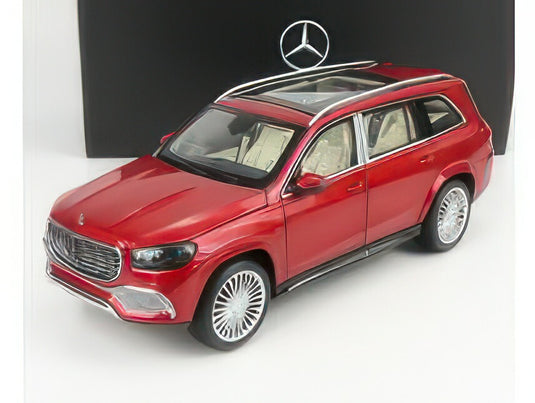 MERCEDES BENZ MAYBACH GLSCLASS GLS600 4MATIC (X167) 2019 HYACYNTH RED/JADI 1/18ミニカー