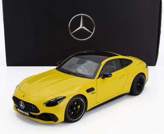 【予約】 Mercedes Benzメルセデスベンツ AMG GT43 (C192) Turboターボ 2024 Yellowイエロー Blackブラック / NZG 1/18 ミニカー