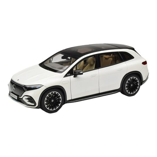 Mercedes Benzメルセデスベンツ EQS SUV X296 Manufaktur ダイヤモンドホワイト / NZG 1/18 ミニカー