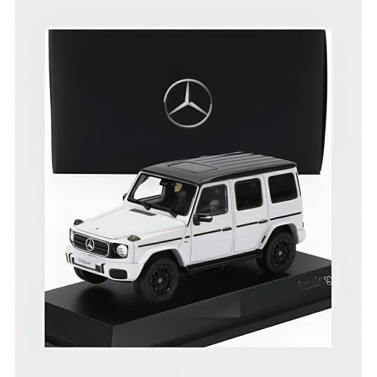 Mercedes Benz G Class G580 Amg Line Eq Technology (N465) 2024 ホワイト ブラック B66960661/ Norev 1/43 ミニカー