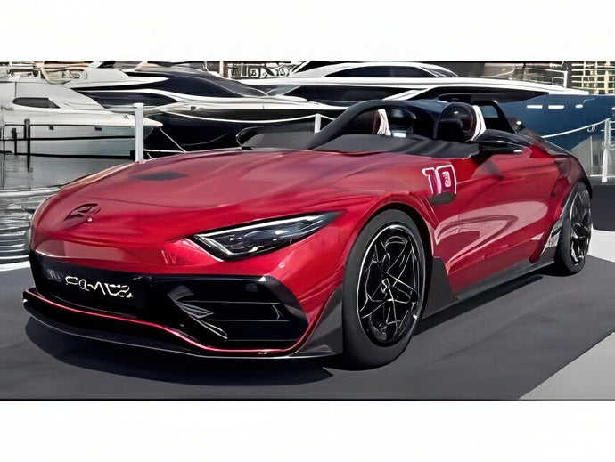 【予約】2026年発売予定MERCEDES BENZ SLクラス AMG 4.0L V8 BITURBO PureSpeed n10 スパイダー 2025 レッドブラック/ NZG 1/18 ミニカー