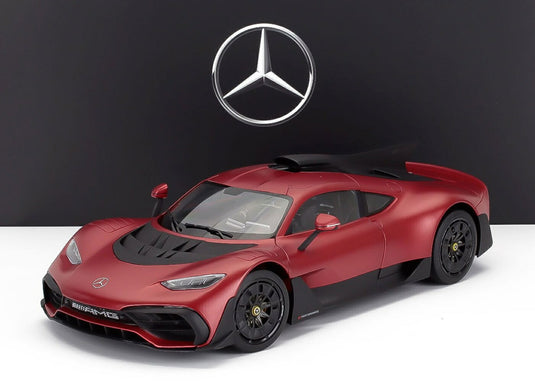 【予約】 MERCEDES BENZメルセデスベンツ ONE AMGワンAMG (C298) 2023 RED BLACKレッドブラック / NZG 1/18 ミニカー