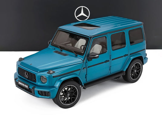 MERCEDES BENZ Gクラス G63 AMG (W465) 2025 ハイパーブルー / NZG 1/18 ミニカー
