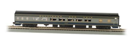 ボルチモア・アンド・オハイオ鉄道 85フィート スムースサイド 客車 室内灯付 完成品 / Bachmann HOゲージ 鉄道模型 外国鉄道