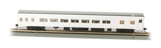 85フィート スムースサイド 客車 照明付 完成品 塗装済・無地 (アルミニウム) / Bachmann HOゲージ 鉄道模型 外国鉄道