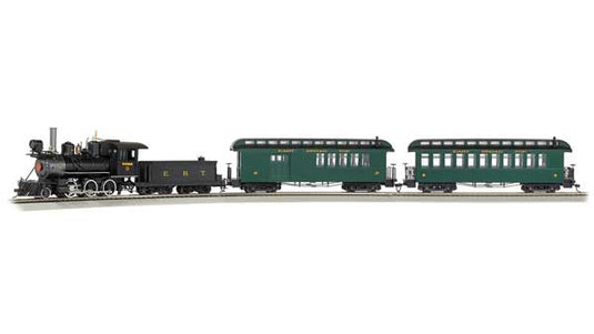 イースト・ブロード・トップ The Rockhill Limited 列車セット スタンダードDC (E-Zトラック・パワーパック付) / Bachmann On30ゲージ 鉄道模型 外国鉄道