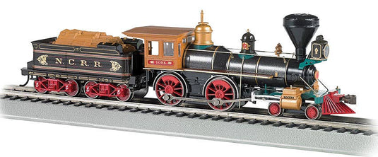 ノース・セントラル鉄道 4-4-0 蒸気機関車 "York" テンダー木材積載 サウンド＆DCC搭載 / Bachmann HOゲージ 鉄道模型 外国鉄道